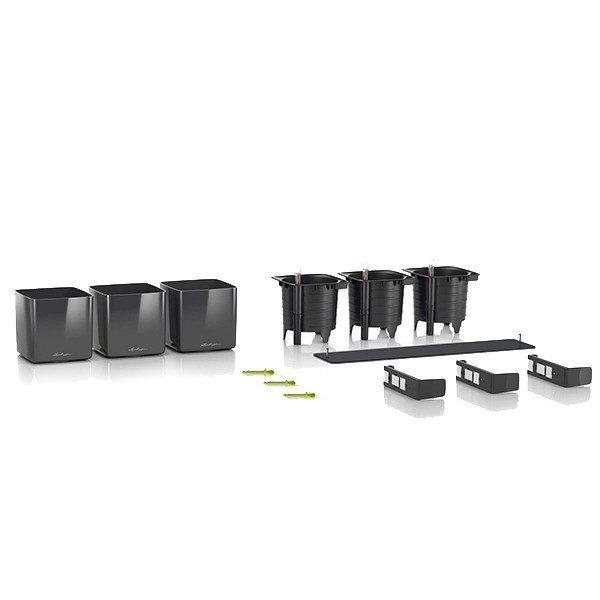 Комплект Lechuza Green Wall Home Kit Glossy 48х6х14 см белый 13523