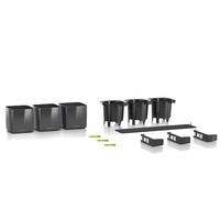 Фото Комплект Lechuza Green Wall Home Kit Glossy 48х6х14 см белый 13523