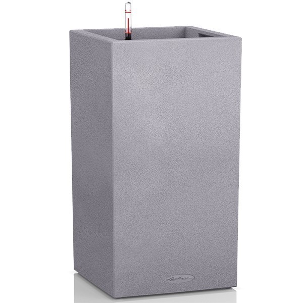 Вазон Lechuza Canto Stone High 30 серый камень 13600