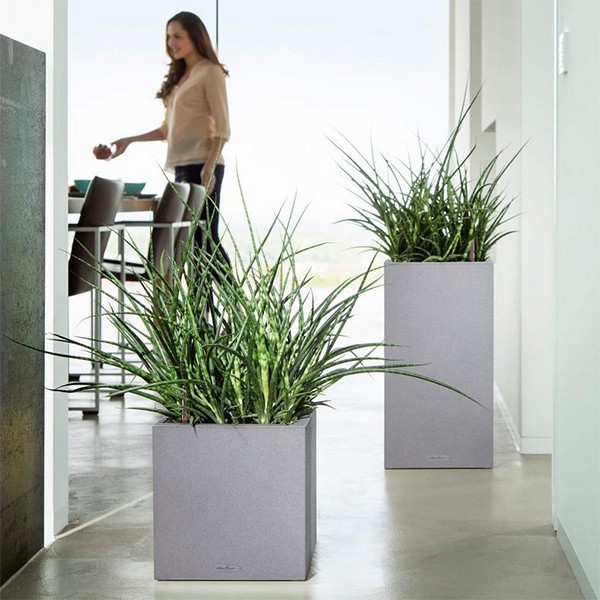 Вазон Lechuza Canto Stone High 30 серый камень 13600