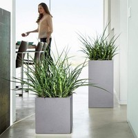 Вазон Lechuza Canto Stone High 30 серый камень 13600