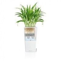 Фото Вазон Lechuza 40/75 Кубико пудровый 18218