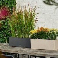 Вазон Lechuza Balconera Stone 50 графитово-черный 15652