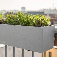 Вазон Lechuza Balconera Stone 80 серый камень 15660