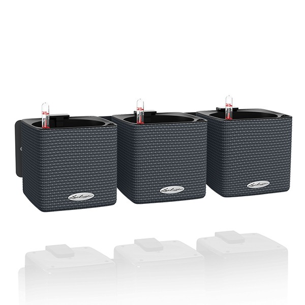 Комплект Lechuza Green Wall Home Kit Color 48х6х14 см серый 13399