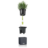 Комплект Lechuza Green Wall Home Kit Color 48х6х14 см серый 13399