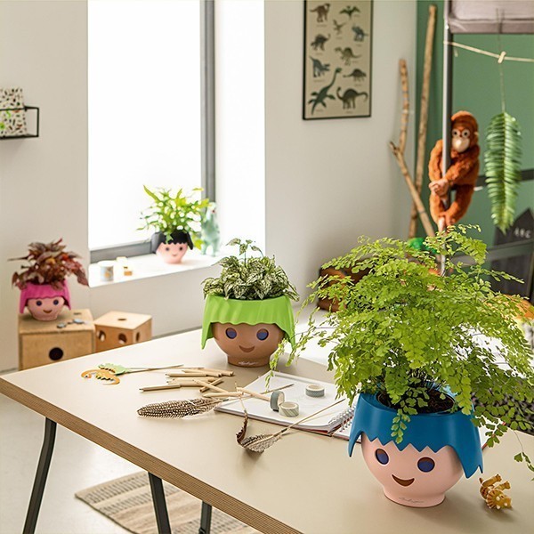 Вазон Lechuza OJO детский черный 19047