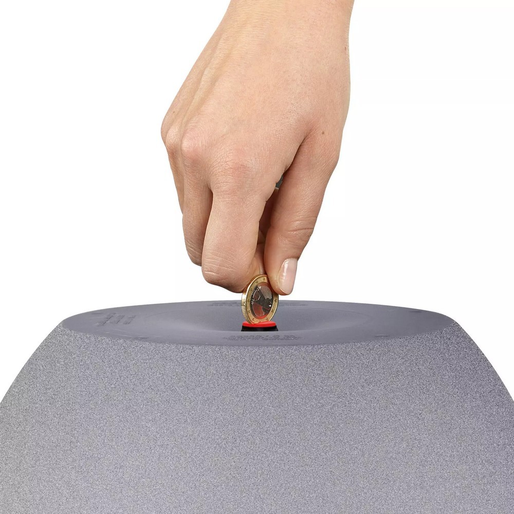 Кашпо Lechuza Cubeto Stone 40 кварцевый белый 13847