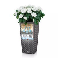 Умный вазон Lechuza Cubico Cottage 40 31 л светло-серый 15267