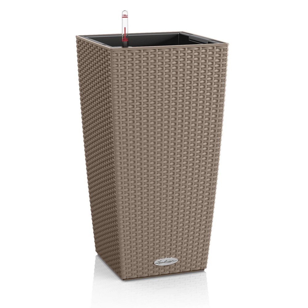 Умный вазон Lechuza Cubico Cottage 40 31 л песочно-коричневый 15288
