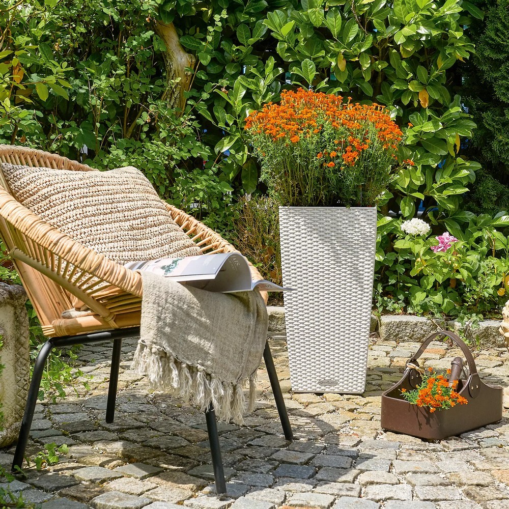 Умный вазон Lechuza Cubico Cottage 40 31 л песочно-коричневый 15288