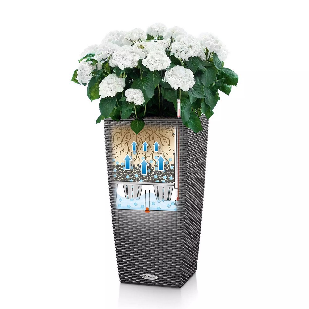 Умный вазон Lechuza Cubico Cottage 40 31 л песочно-коричневый 15288