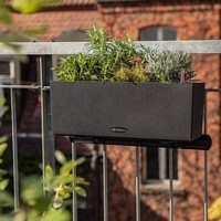 Вазон Lechuza Balconera Stone 80 кварцевый белый 15667