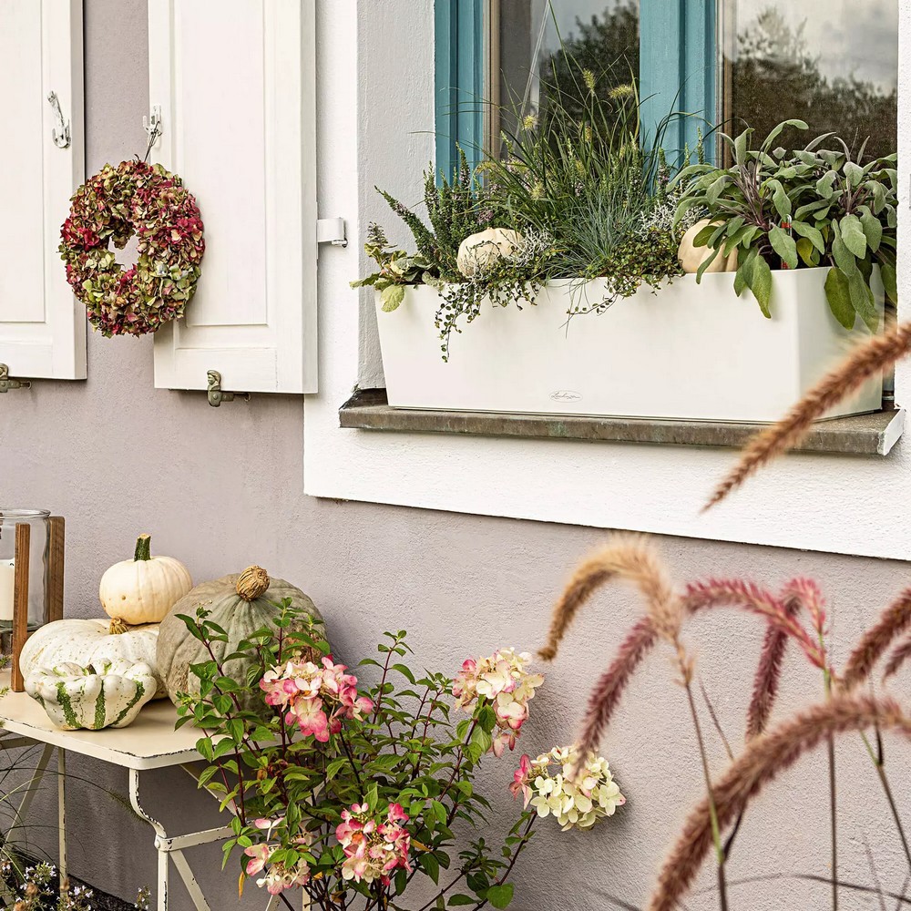 Умный вазон Lechuza Balconera Color 80 12 л светло-серый 15707