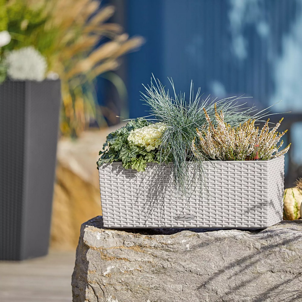 Умный вазон Lechuza Balconera Cottage 50 8 л светло-серый 15447