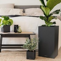 Умный вазон Lechuza Canto Stone 30 high 12 л кварцевый белый 13607