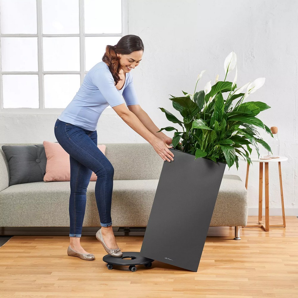 Умный вазон Lechuza Canto Premium 40 High 29 л блестящий белый 13650