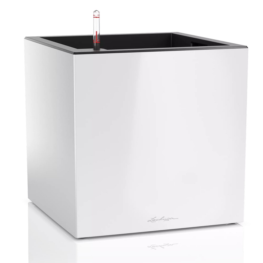 Умный вазон Lechuza Canto Premium 40 low 29 л белый блестящий 13750