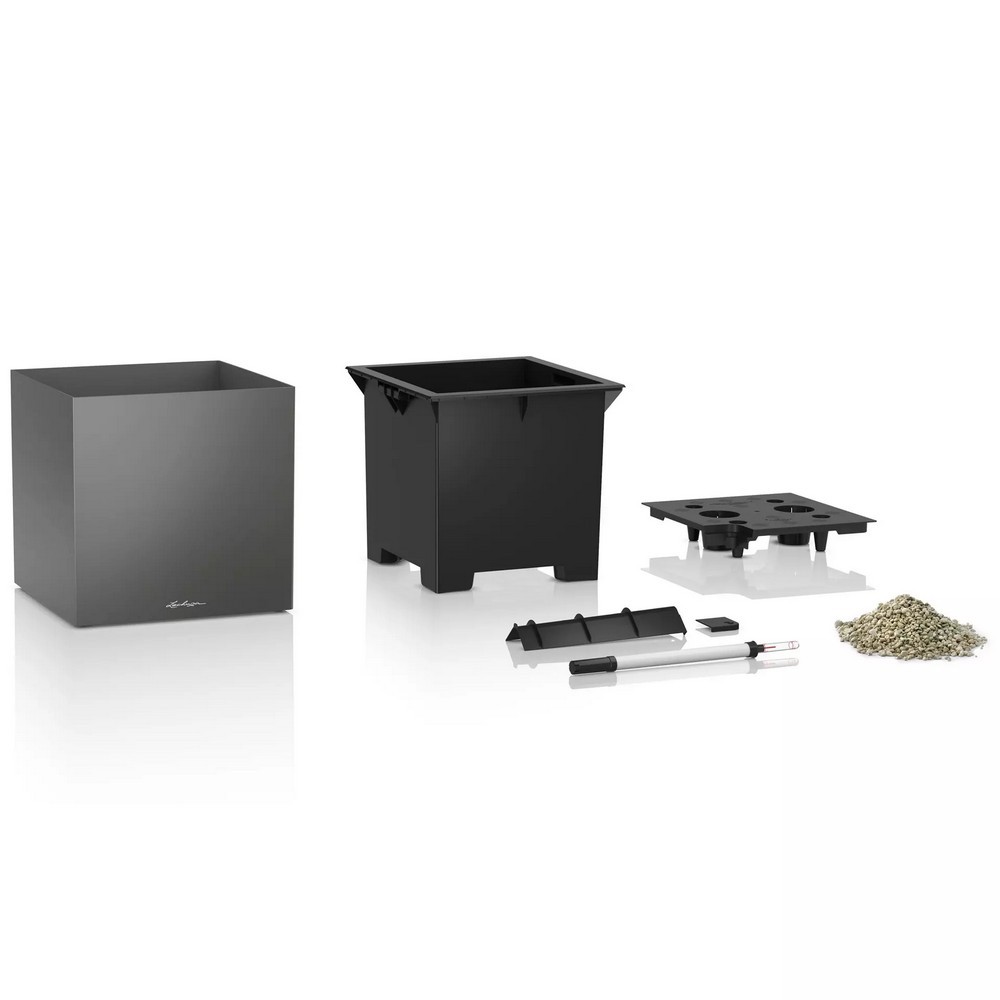 Умный вазон Lechuza Canto Premium 40 low 29 л белый блестящий 13750