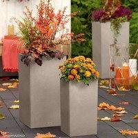 Умный вазон Lechuza Canto Stone 40 high 29 л кварцевый белый 13627