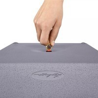 Умный вазон Lechuza Canto Stone 40 low 29 л кварцевый белый 13727