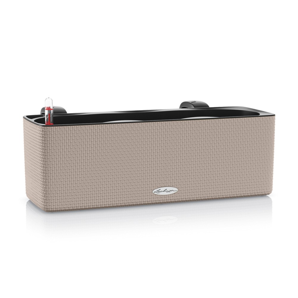 Умный вазон Lechuza Cube Color Triple 40 песочно-коричневый 13686