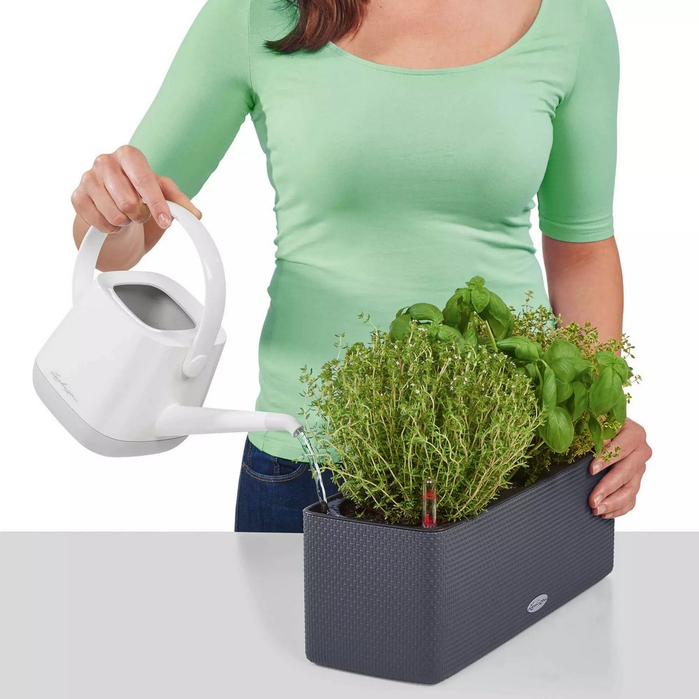 Умный вазон Lechuza Cube Color Triple 40 песочно-коричневый 13686