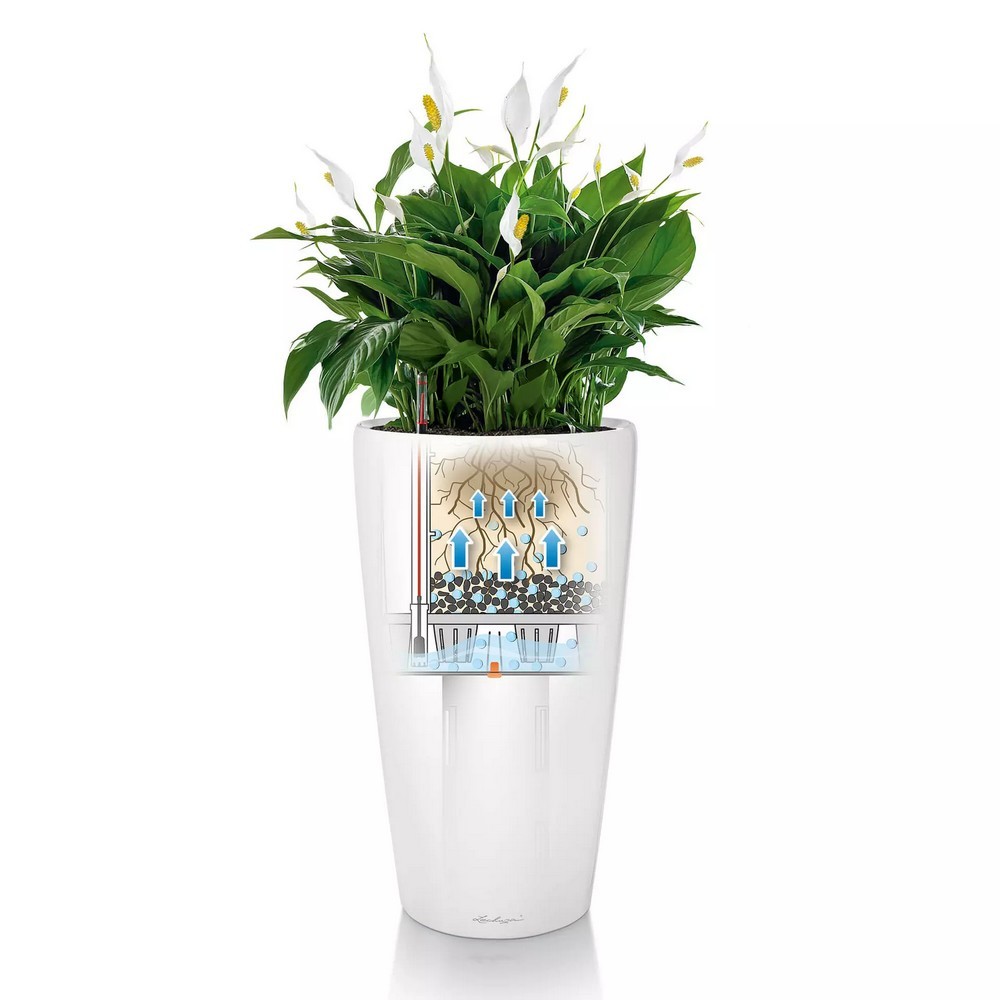 Умный вазон Lechuza Рондо Премиум 40 22 л антрацит 15743