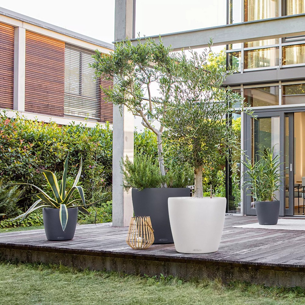 Умный вазон Lechuza Classico Color 60 17 л белый 13330