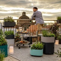 Модуль-хранилище Lechuza Pila Color бирюзовый 15921