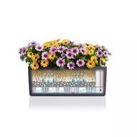 Умный вазон Lechuza Balconera Cottage 50 черный 15639