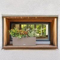 Умный вазон Lechuza Balconera Cottage 50 черный 15639