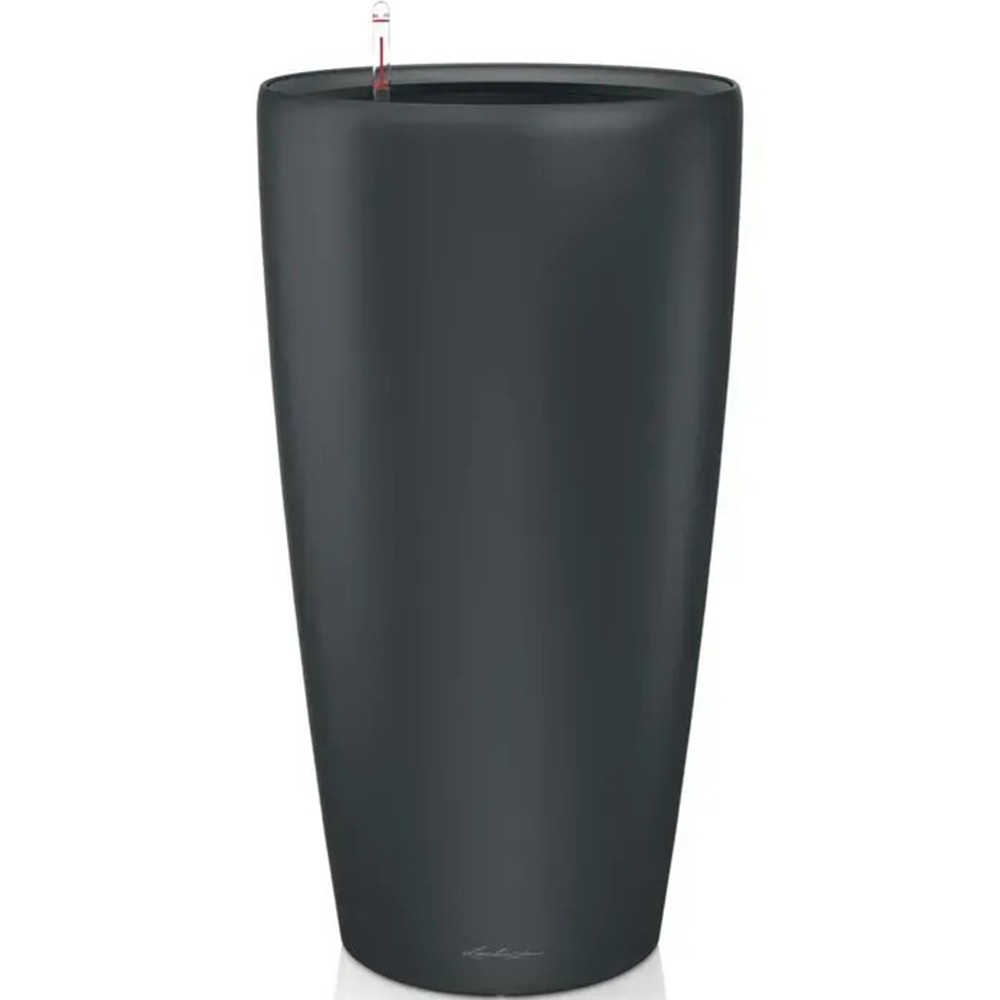 Вазон Lechuza Rondo 40 антрацитовый матовый 15742