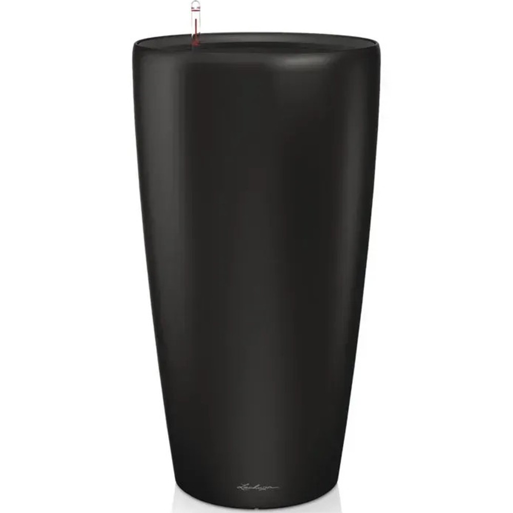 Вазон Lechuza Rondo 40 черный матовый 15745