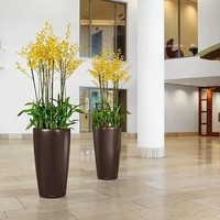 Вазон Lechuza Rondo 40 черный матовый 15745