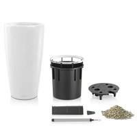 Фото Кашпо Lechuza Rondo 32 черное матовое 15785