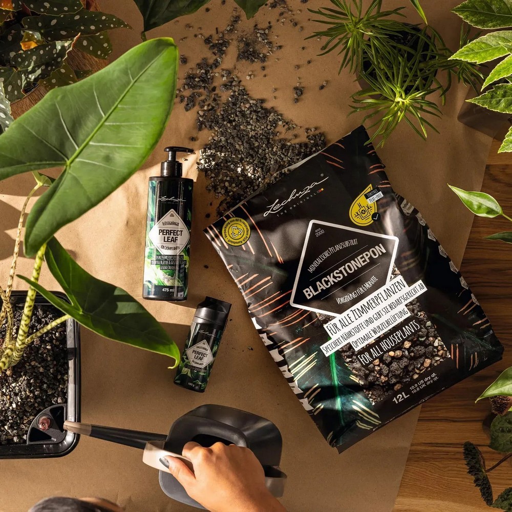 Субстрат Lechuza с биоуглем BLACKSTONE PON 12 л 19556