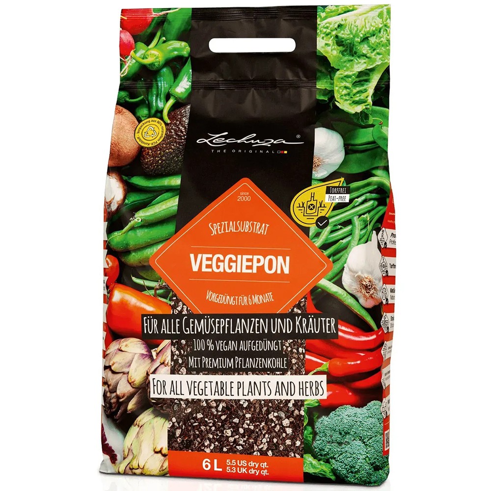 Субстрат Lechuza для овощей VEGGIE-PON 6 л 19591